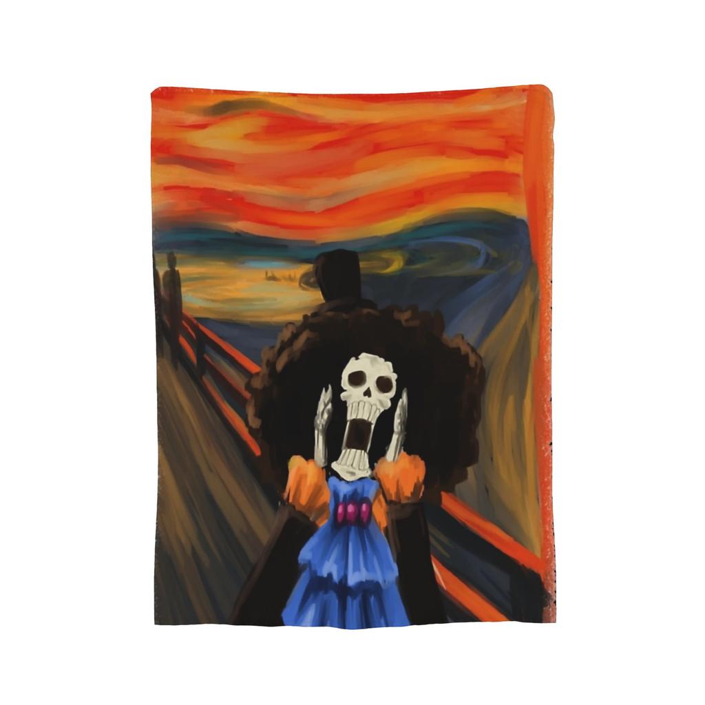 Japanese Anime Blanket Fleece Spring Autumn Luffy Anime Multifunction Lightweight Thin Throw Blanket for Bed Travel Bedspreads