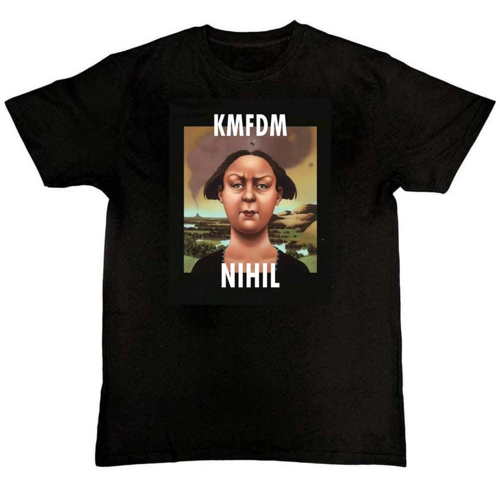 New KMFDM Band Graphic Print Mens T-Shirt