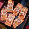 6pcs Blessing Words Red Envelopes Cartoon Hongbao Cute Style Red Packets Wedding