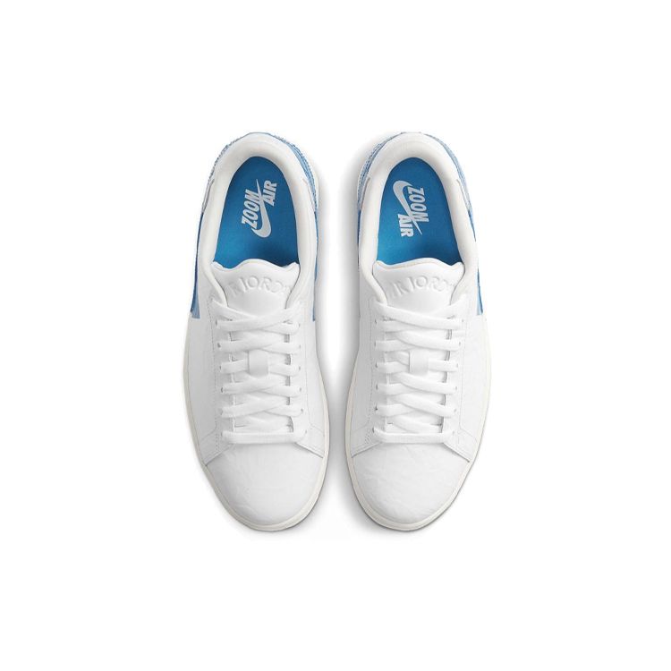 Кроссовки унисекс Air Jordan 1 Center Court в стиле милитари синие с белым парусом DJ2756-103