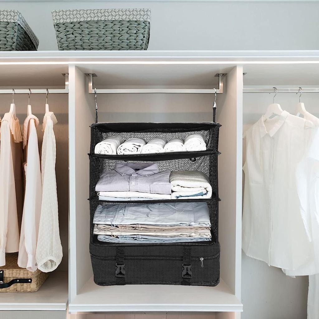 Прочные оксфордские упаковочные кубики для чемоданов, подвесные органайзеры для ручной клади для путешествий