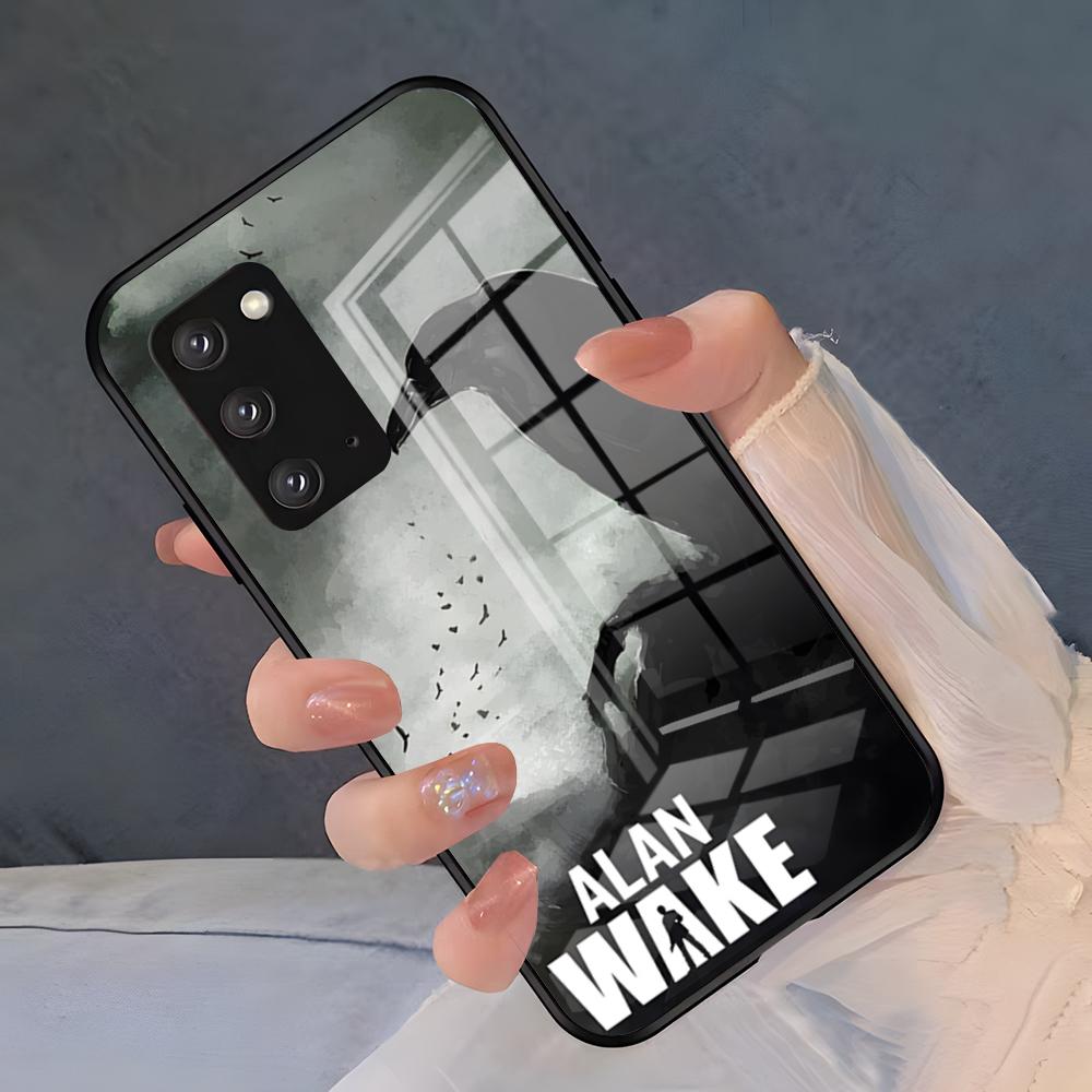Чехол для телефона игры A-Alan Wake 2 для Samsung S26 S25 Plus S20 S20 Plus S22 Ultra S23 FE S21 Plus S21 Ultra Стеклянная крышка