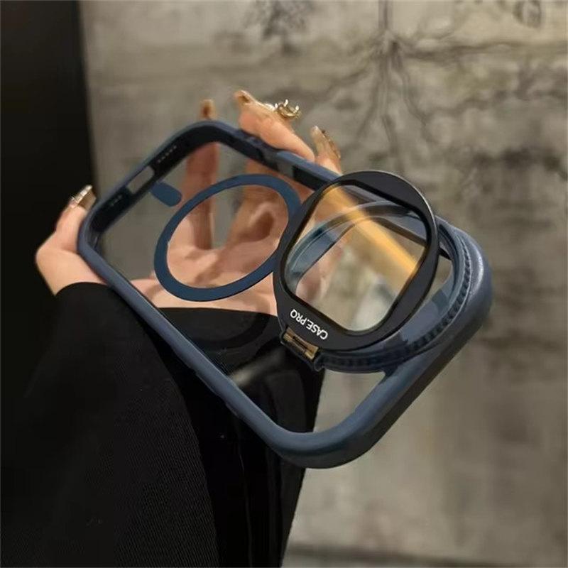 16 15 14 Pro Max Case Magsafe Camera Protection Bracket Cover for iPhone 12 11 13 14 15 16 Pro Max 15pro Luxury Magnetic Hard Cases