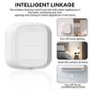 Новый беспроводной 2-клавишный 6-сценарный переключатель Tuya ZigBee/WiFi, кнопочный контроллер, работающий от батарей, для сценариев автоматизации устройств Tuya
