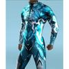 Cool Superhero Mechanical Armor CyberPunk Bodysuit Steampunk Jumpsuit Halloween Party Carnival Cosplay Costume Romper Zentai