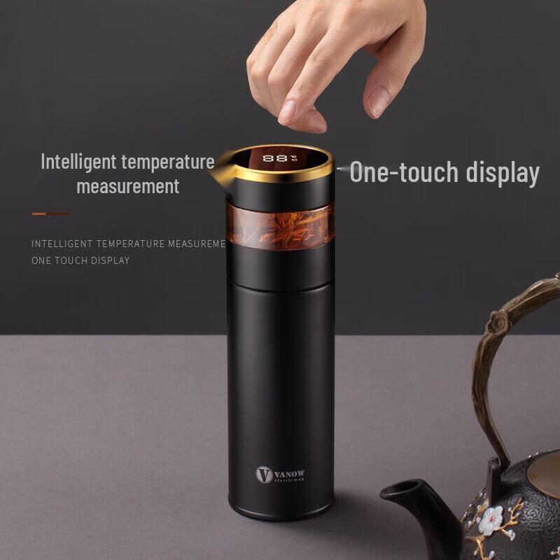 Vanow Smart Tea Infuser Thermos with LED Display