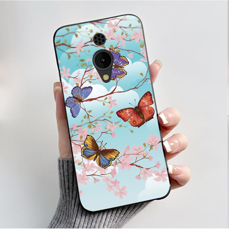 Печатный чехол для телефона Nokia 150 2G 2023 C2 C10 C20 Funda Coque Мягкий силикон Черный корпус Чехол Милый Цветок Мультяшный Корпус Capa