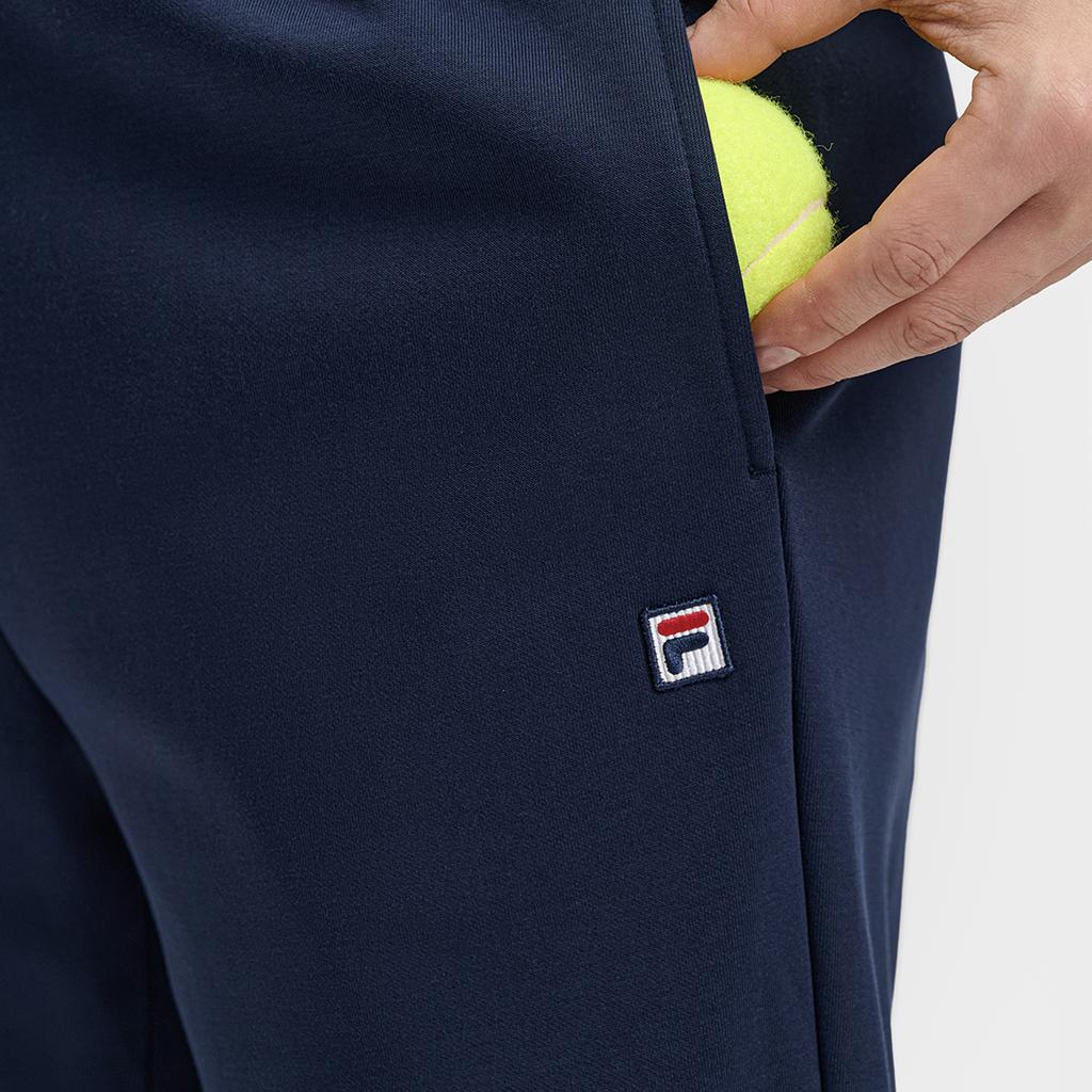 Fila Удобные стильные классические ретро повседневные универсальные спортивные брюки свободного кроя на флисовой подкладке мужские низы небесно-голубые A11M613610FBU