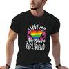 I Love My Awesome Girlfriend Gay Lesbian Couple Matching T-Shirt man graphic t shirt t shirts f