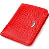 Small Size Lacquered Women's Wallet Made of Natural Textured Leather CANPELLINI 21800 Red