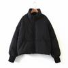 2024 Fall and Winter Fashion Cross-Border Women's Clothing City Casual Versatile Stand Collar Bread Cotton Coat Thick Coat Tops Coat