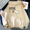 Honk Goose Print Loose Hoodie Kawaii Спортивный костюм Vinatge Duck Hip Hop Streetwear Harajuku UnisexUnisex Толстовка Fashion Cute Hoodie Unisex