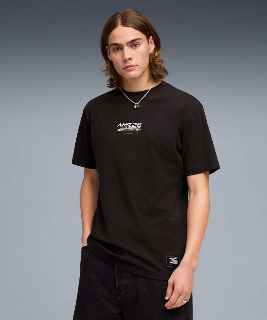 PUMA Amf1 Graphic Tee 2 (Regular) - Black / 635388-01