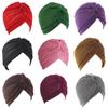 Muslim Hijabs For Woman Turbans For Women Shiny Gold Silver Silk Headscarf Top Knotted Headwrap India Hat Turbante Feminino