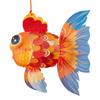 Cartoon Koi Chinese New Year Lantern Kit with Light Dancing Dragon New Year Lantern Photo Props Handheld Lucky Charm Light