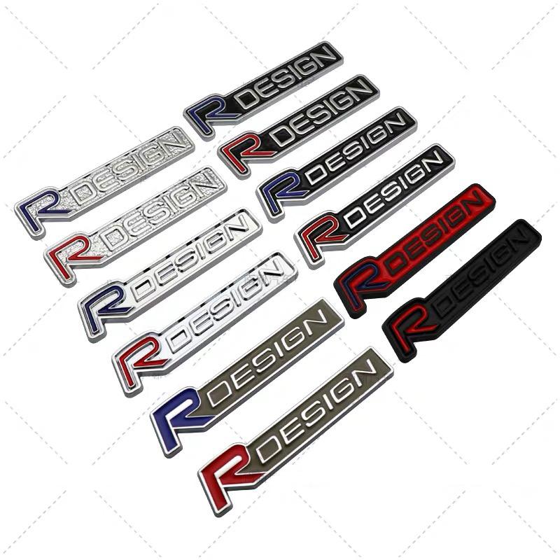 sbfqv0 Volvo The RDESIGN Metal Trim On The Trunk Of A Car Applicable To Volvo AWD V40 V60 V90 XC40 XC60 XC90 S60 S80 S60L S80L T5 T6 T8