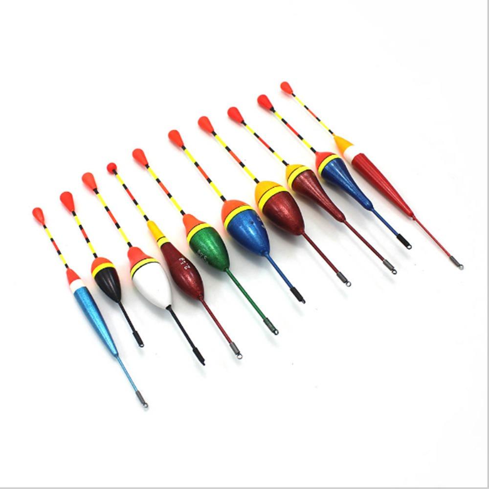 Colorful Fishing Accessories 4.5/3/2.5/1.2/0.8/0.6g Bobber Stick Light Stick Floats Fishing Bobber Stick Fishing Floats Set
