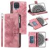 For Oppo/Realme All Series Oppo A7,Reno5,A94,C21Y,A52,A72,Narzo 50A...Embossed Design Flip Leather Zipper Wallet Handbag Case Cover