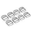 10pcs 1 Inch Metal Adjustable Release Buckle Strong Heavy Shinning Alloy Ladder Lock for DIY Bags