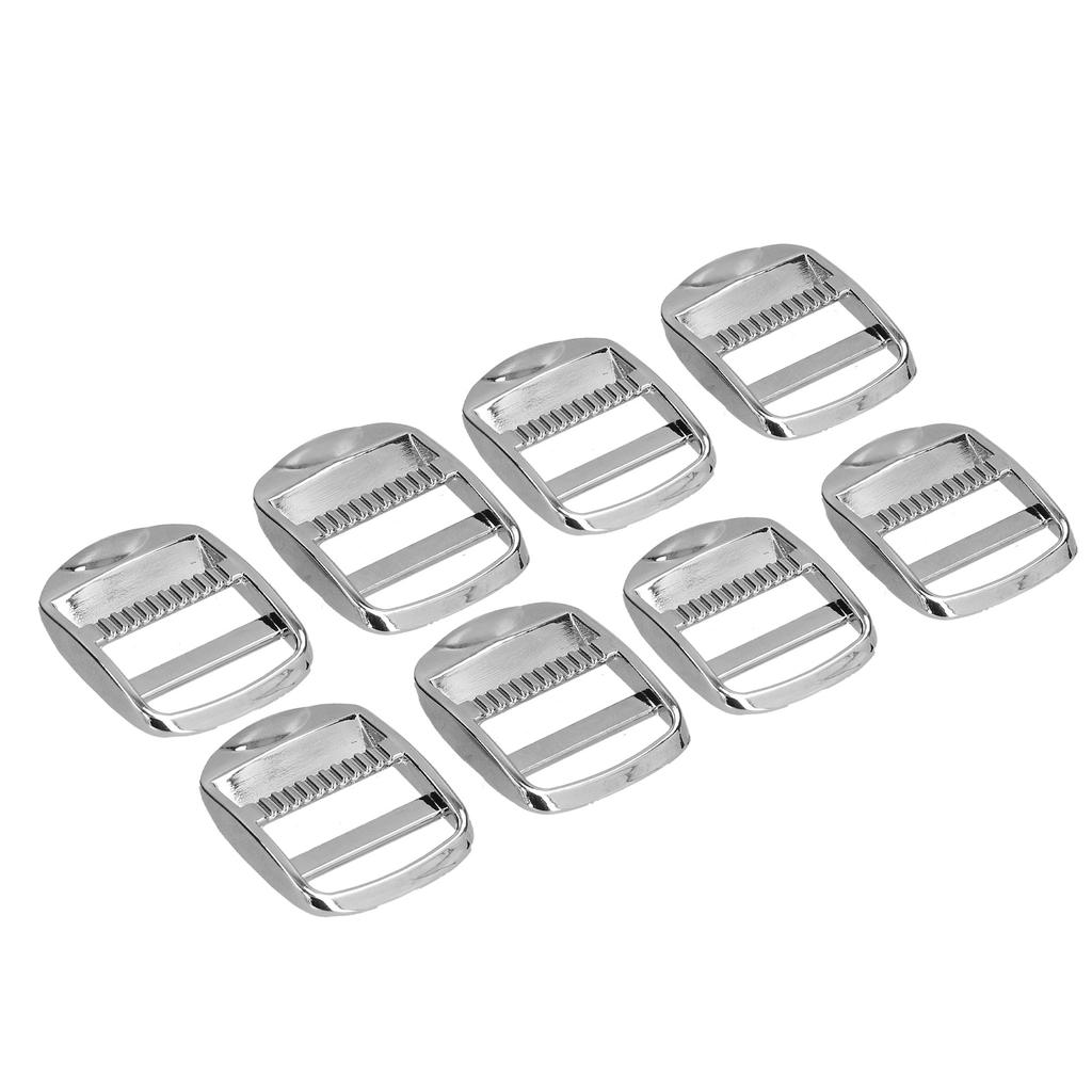 10pcs 1 Inch Metal Adjustable Release Buckle Strong Heavy Shinning Alloy Ladder Lock for DIY Bags