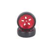 1/18 Remote Control Drift Car Upgrade Tires 4PCS With Metal Rims For Enhanced Control And Stability Driving Experience