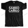 Hot Sell New T-Shirts Men Summer O-Neck Tops Sambo Cambo Russian Martials Arts Black Graphic New T Shirt Wholesale