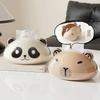 Magnetic Table Tissue Box Smooth Toilet Paper Box Cute Capybara Tissue Box  Home Decor