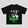 Лето 2026 Новый Стиль Футболка Унисекс с Логотипом Группы Green Day Популярная Мода С Круглым Вырезом Унисекс и Женская Совместная Футболка с Принтом