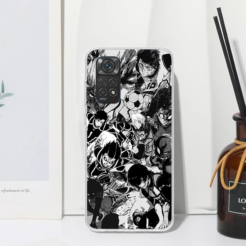 Blue Lock Football Anime Phone Case For Xiaomi Redmi Note 15 13 14S 14 Pro Plus 12S 11S 10S 12 11E 10 11T Art Fundas Back Cover