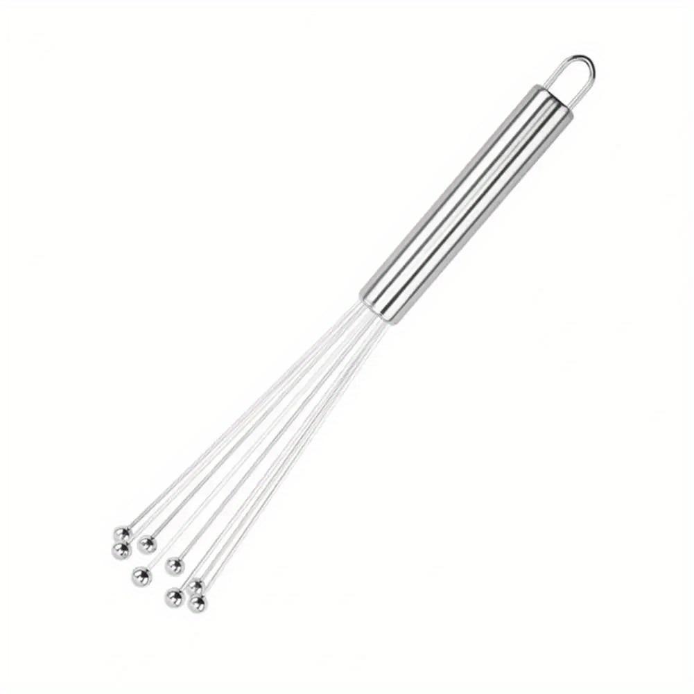 1 шт. ручной венчик для взбивания яиц, нержавеющий, набор венчиков с бусинами для взбивания яиц, ручной венчик для яиц и крема, кухонные инструменты для выпечки