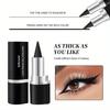 Waterproof & Sweat-Resistant Multi-Use Eye Pencil Set - Smudge-Proof Long-Lasting for Eyeshadow, Eyeliner & Lipstick, 4 Colors (Silver-White/Black)