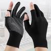Перчатки Dew с двумя пальцами, клейкие, 13 игл, нескользящие, нейлоновые, с сенсорным экраном, для защиты рук, используются для рыбалки, сбора, сортировки, курьерской доставки, езды