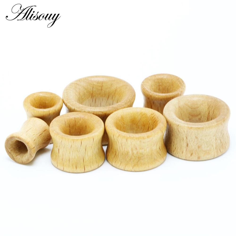 2 шт., модные беруши для тоннелей плоти, расширитель для пирсинга большого калибра, коричневый бубинга, розовое дерево, 8 мм-20 мм, украшения для пирсинга тела для мужчин