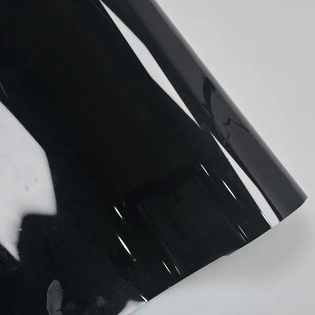 High Glossy Piano Black Yellow Red Blue Vinyl for Car Decals Wrapping Foil Bright Black Stickers On Car Film Cover Adhesive Wrap