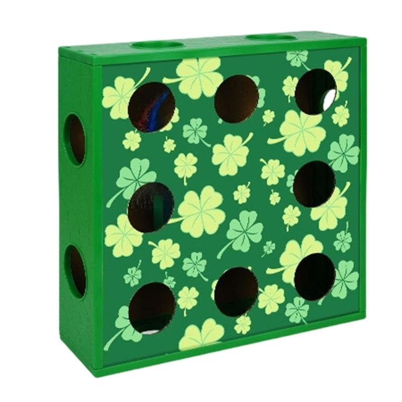 Automatic Rotating Cats Activity Box Interactive Maze Design Chew Proof For Curious Kittens