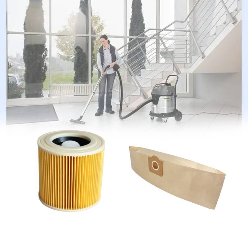 Картридж HEPA-фильтра Karcher для серии For, удаление пыли, обслуживание домашнего пылесоса