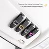 Car Glasses Case Auto Sun Visor Glasses Holder Clip Sticker For Volvo ES90 EC40 EX40 EM90 XC90 V90 V60 XC60 V40 S80 S60 S90 C40