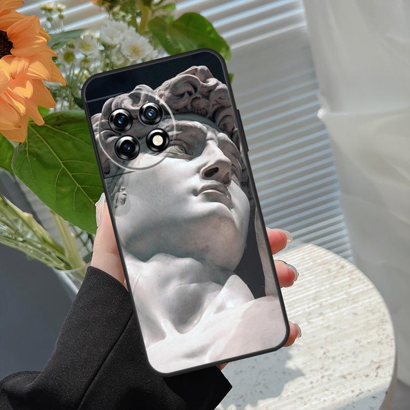 Греческая статуя в худи Чехол для OnePlus 8 9 10 Pro 15 13 12 11 13T 13R 12R 10T 8T Nord 5 CE 2 3 4 Lite N20 N30 Обложка