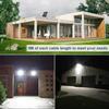 2 Head Stepless Dimming Light Waterproof LED Flood Lamp Remote Control Solar Landscape Spotlight for Outdoor Garden Path Street