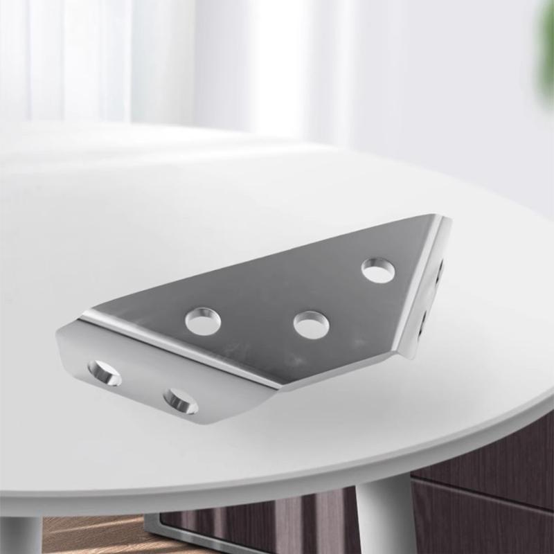 Stainless Steel Corner Connector Angle Corner Bracket Furniture Angle Shelf Connector Cabinet Support Stand Frame Fixer Brace