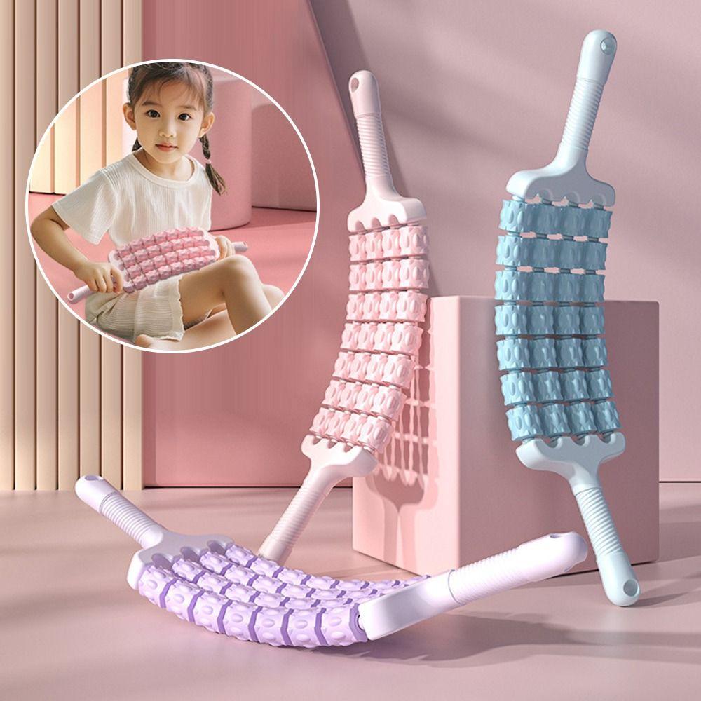 Изогнутый ролик для мышц Сенсорный тренинг Фасциальный ролик для тренировок Расслабление мышц Тело