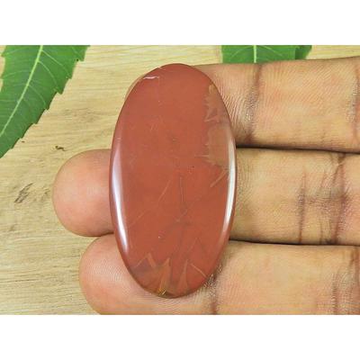 24X44X08MM Натуральный Норин Джаспер Овальной формы Кабошон Драгоценный Камень Россыпью 34 Карата. СК-3478