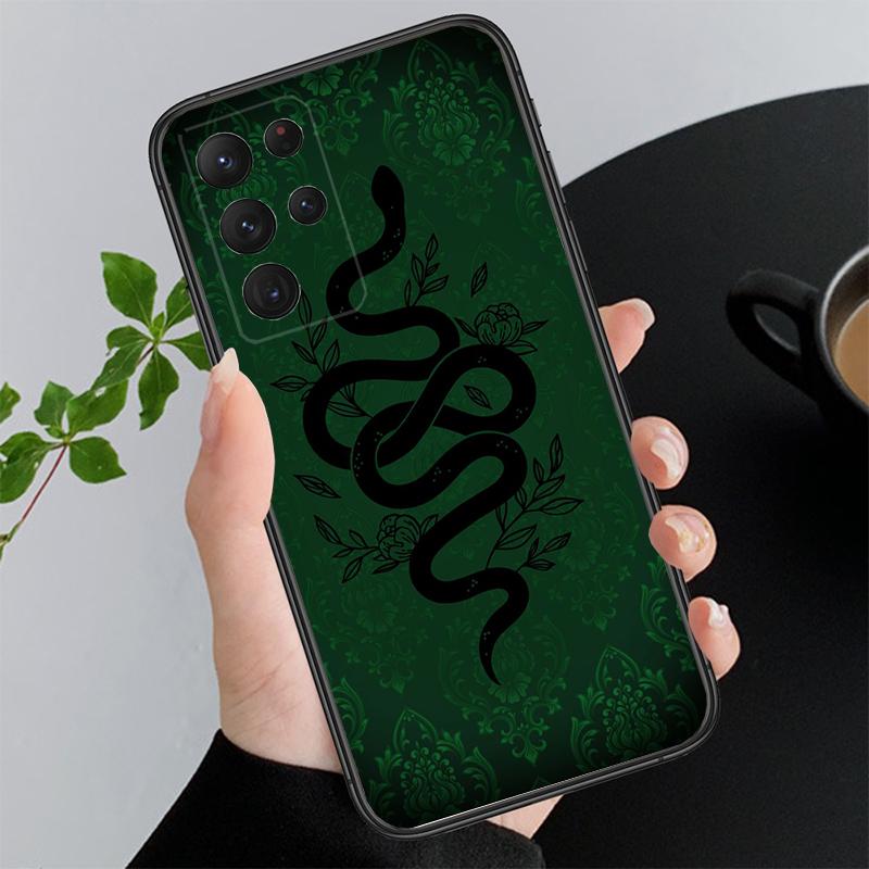 Чехол для телефона Funda с рисунком змеи для Samsung Galaxy S25 S24 S23 S22 S21 Ultra S24 S23 S22 S21 S25 Plus S24 S25 FE