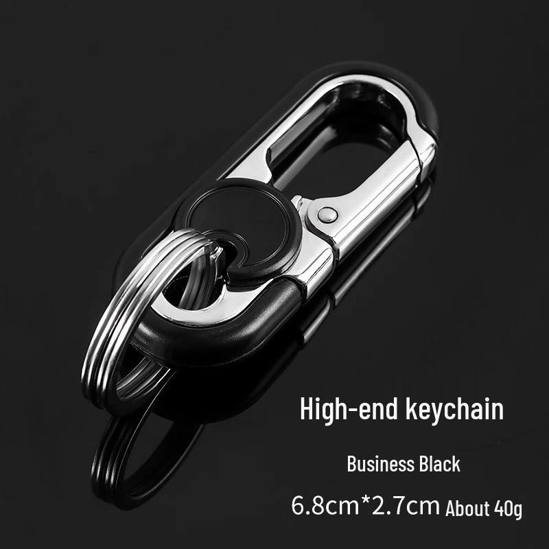 Elegant Multifunctional Metal Keychain for Car and Home