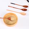 1 шт. Деревянная ложка с длинной ручкой в японском и корейском стиле с прямой ручкой 23,5*4 см, домашняя посуда