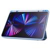 Для iPad Про 13 (2024) Чехол-подставка Оригами Кожаный чехол для планшета с функцией автоматического пробуждения/засыпания
