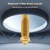 Для Elegoo Neptune 4 Plus Сопло Латунь Закаленная сталь 0.2 0.4 0.6 0.8 1.0 мм Сопла для 3D-принтера Для Elegoo Neptune 4 Max Сопла