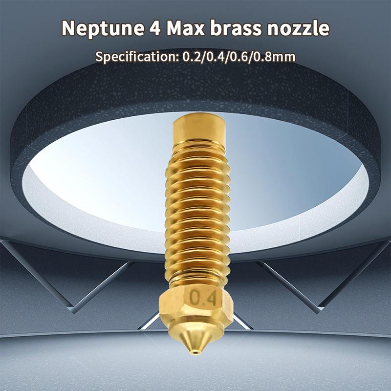 Для Elegoo Neptune 4 Plus Сопло Латунь Закаленная сталь 0.2 0.4 0.6 0.8 1.0 мм Сопла для 3D-принтера Для Elegoo Neptune 4 Max Сопла