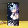 Чехол для телефона Re Zero Rem для iPhone 12 11 14 Pro MAX XR X XS Max Чехол для iPhone 13 Pro Max 7 8 Plus SE2