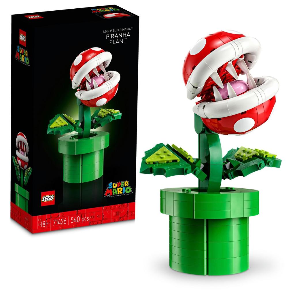 LEGO Super Mario Flower Toy Present Birthday Block Christmas Men Women Mario Goods Game 71426 Pack'n